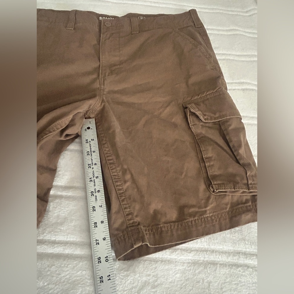 Sonoma Men's Brown Cargo Shorts - Picture 6 of 12